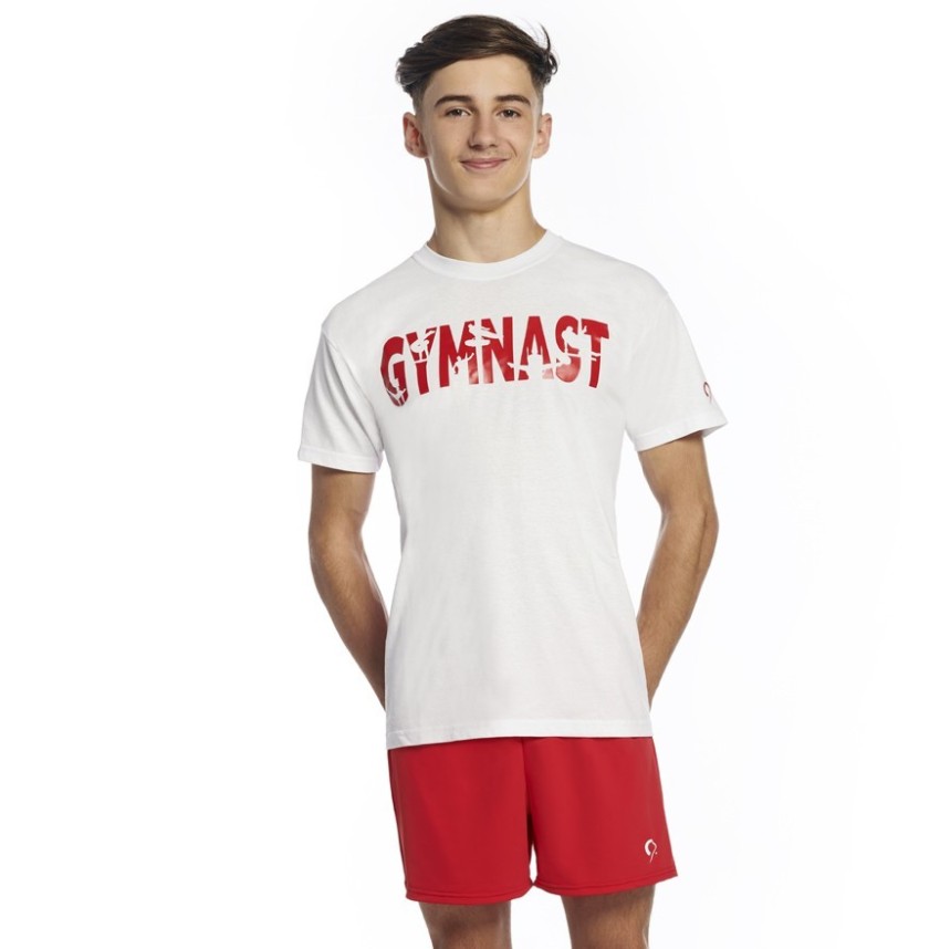 T-shirt "Gymnast" Rouge